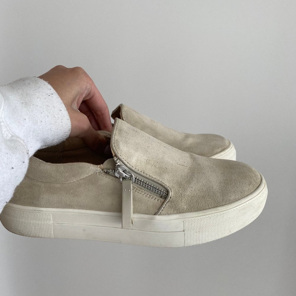 Steve Madden Slip On Sneakers w/ Zippers